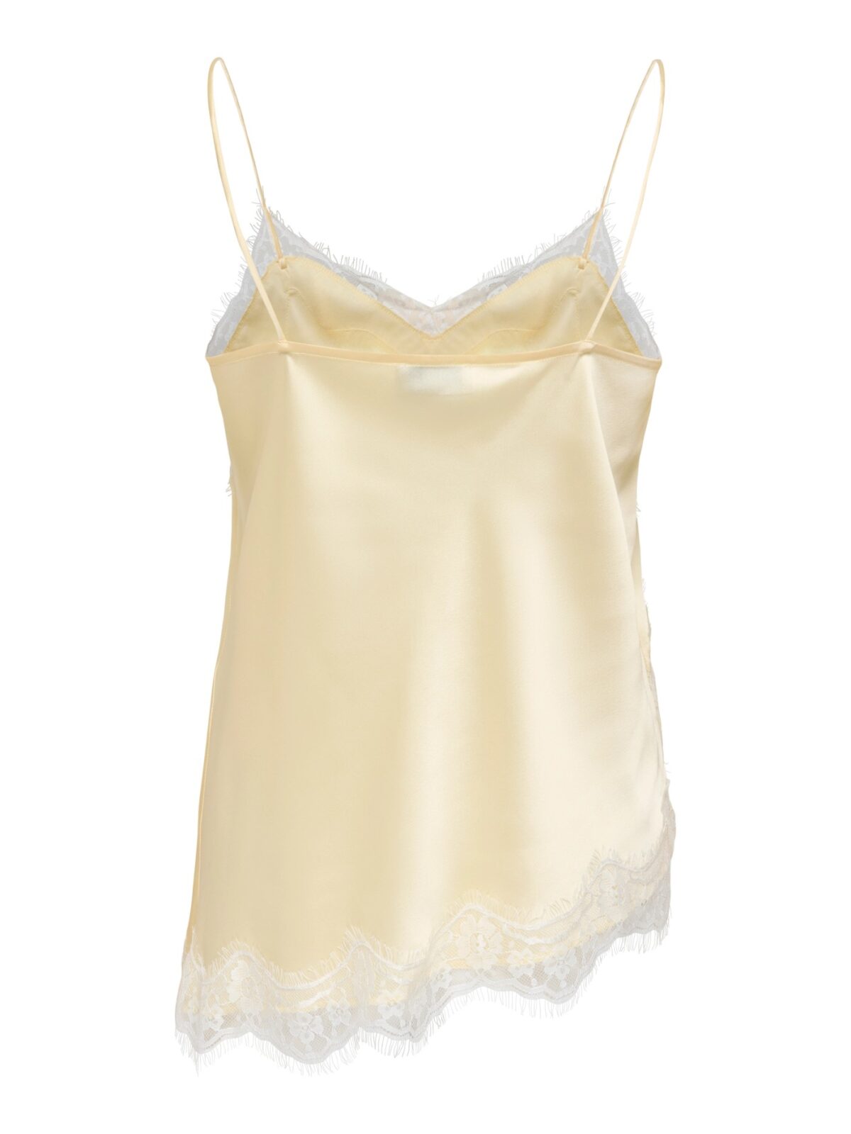 JDY Satin Camisole in Lemon