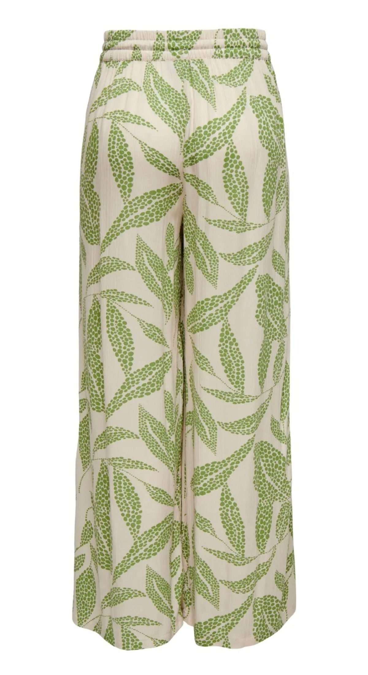 JDY Leaf Print Wide Leg Trousers