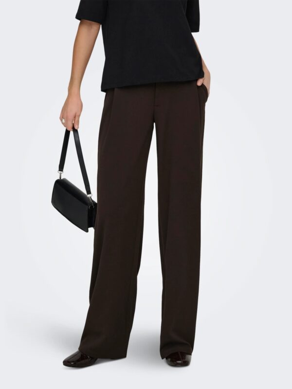 JDY Tailored Trousers in Chocolate